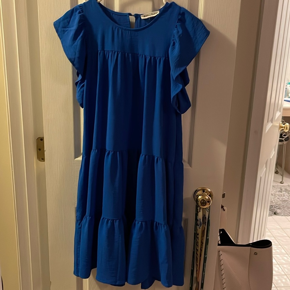 Newbury Kustom Royal blue dress - Size XS